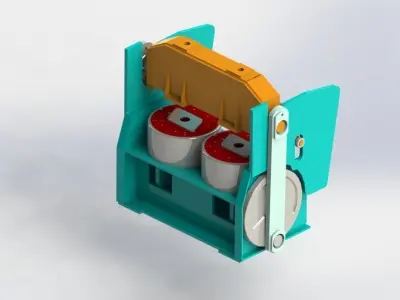 MECHANICALTYREPRESSMACHINE MC NEIL 42 INCH Free 3D model