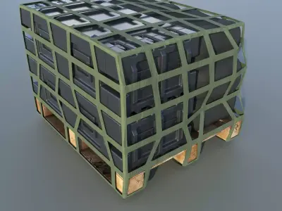 Military Air Cargo  Low-poly 3D model