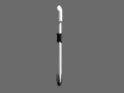 Flacon 9 inspired Rocket Free 3D model