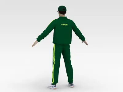 Cricket Coach V3 3D model
