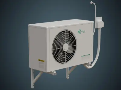 Air Conditioner 5A Low-poly 3D model