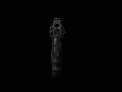 686 Competitor 44 Mag Low Poly PBR Revolver - FPS Weapon Low-poly 3D model
