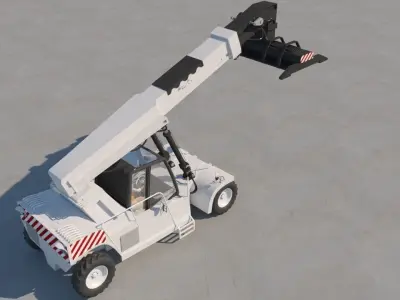 Container Forklift 3D model