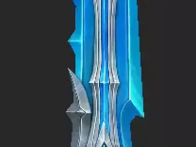 Pack With 30 Fantasy Swords - Part 03 Low-poly 3D model