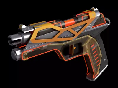 Classic RGX from Valorant Low-poly 3D model