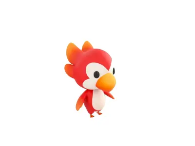 Character213 Parrot 3D model