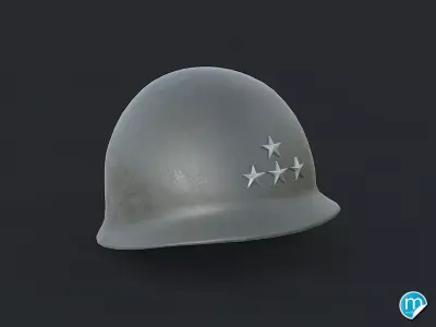 M1 helmet - Patton 3D model