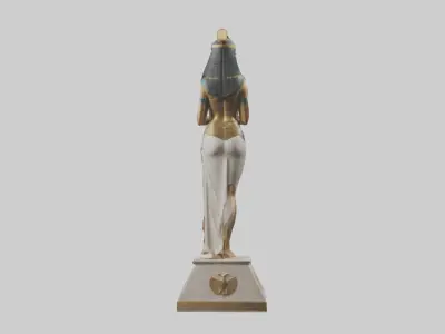Cleopatra Memorial statue model 3D model