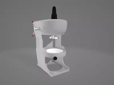 Bingsu Maker Low-poly 3D model