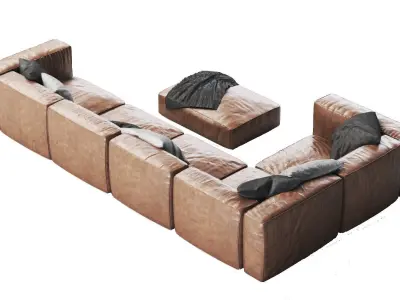 comfortable sofa 3D model
