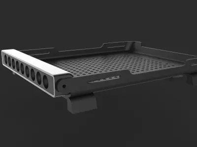 Redcat Everest Gen7 Roof Rack with LED Bar 3D print model