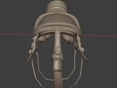 GAS MASK ASSET Low-poly 3D model