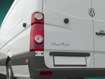 VW Crafter 2011 Panel Van L4H3 3D model