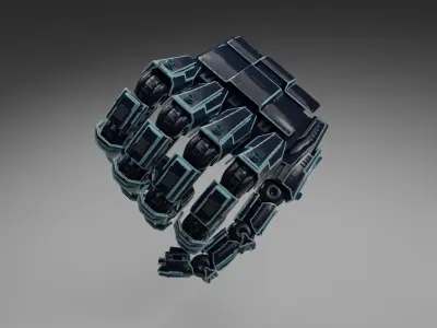 robot hand 3D model buy
