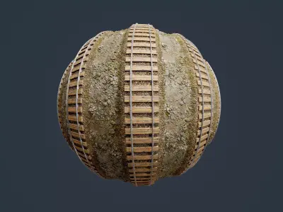 Train Tracks Seamless PBR Texture 01 Texture