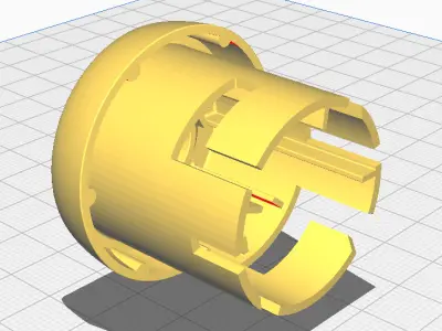 Yamaha Aerox Bosch cap 3D model