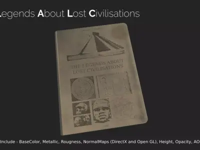 THE LEGENDS ABOUT LOST CIVILISATIONS Low-poly 3D model