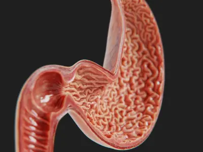  Human Stomach - Cross-Section 