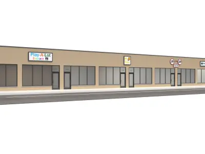 Retail-070 Retail Store 3D model