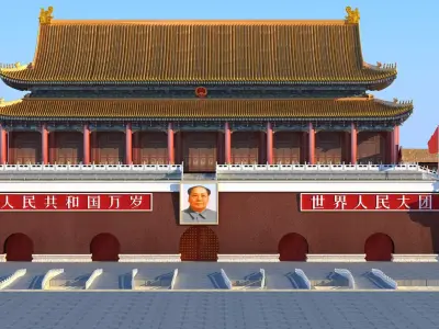 Tiananmen 3D model