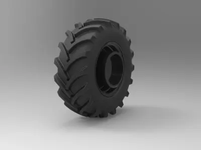 Offroad wheel 5 3D model
