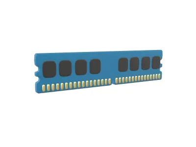 Cartoon Ram v1 002 Low-poly 3D model