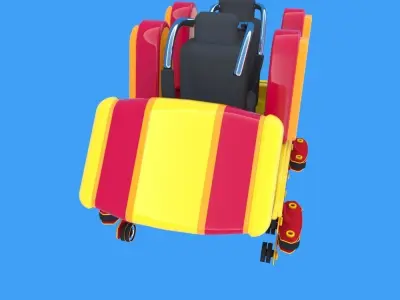 Rollercoaster Carriage 3D model