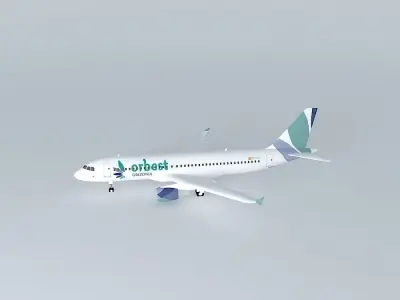 Orbest Orizonia Airlines Airbus A320214 Free 3D model