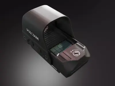 Holosun HS510C Reflex Sight Low-poly 3D model