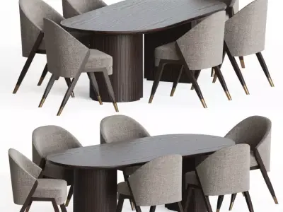 Dining Set 60 3D model