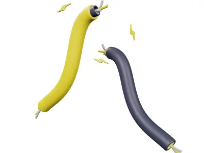 Wires 3D Models Low-poly 3D model