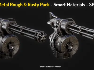 25 Metal Rough And Rusty Smart Material Texture