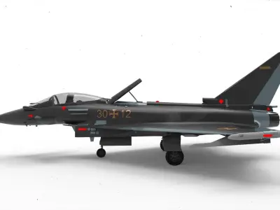 Eurofighter Typhoon 3D model from CGTrader