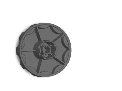  1375006 FIESTA seat backrest tilt adjustment knob 3D print model