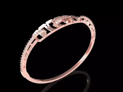 Art Deco Bracelet 06 3D print model