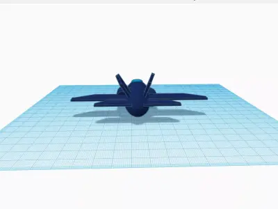 Blue Jet 3D print model