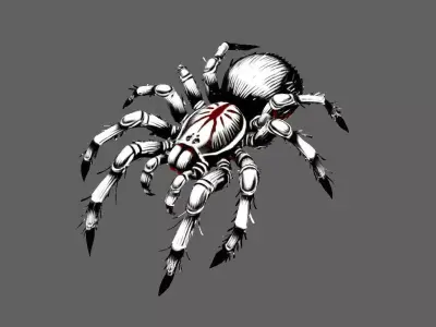 Spider 3D model 17