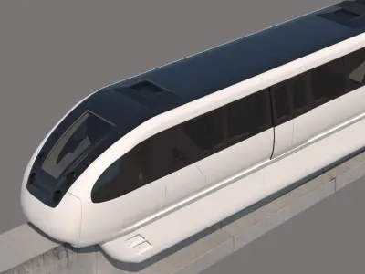 Monorail 2 3D model