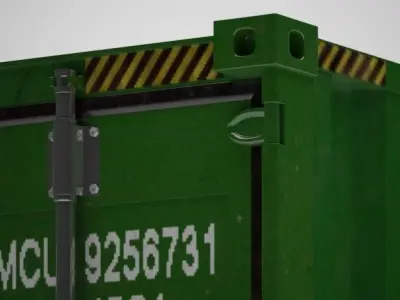 Cargo Container - EVERGREEN - Contenedor de carga 3D model