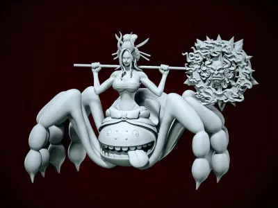 Black maria - Kaidou pirates - One piece - Split part 3D print model