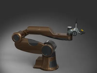 Robotic arm factory biomech hand helper  3D model