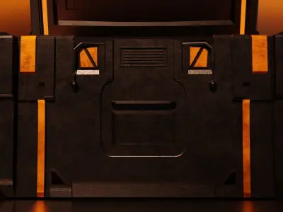 Game case Free 3D model