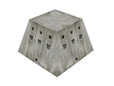 Bunker Low-poly 3D model buy