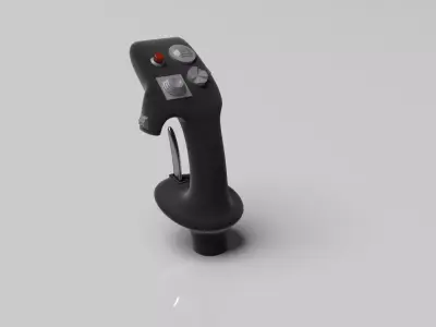 Stick for fighter jet  3D model