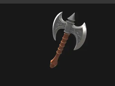 Realistic 3D Axe Model - Game Ready Low-poly 3D model