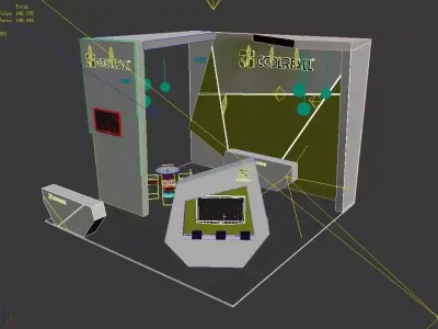 Exhibition - Area -6X6-3DMAX2009-4 3D model