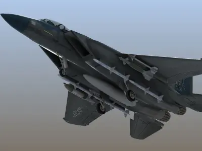 F15EX Eagle II USAF 3D model