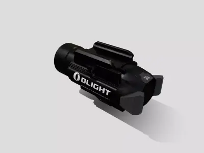 Olight BALDR Pro Flashlight Laser Sight Combo Low-poly 3D model