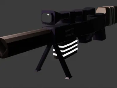 Gun of the future 3D model
