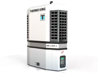 Thermo King SB-III SR Plus Refrigeration Unit Low-poly 3D model